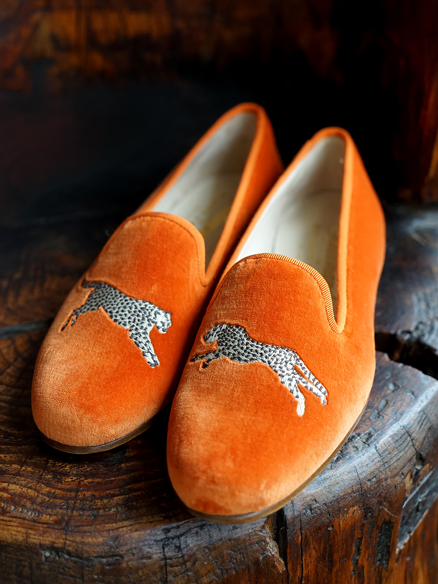 Leaping Cheetah Slippers