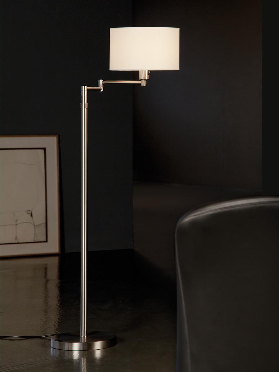 Hansen Double Swing-Arm Floor Lamp